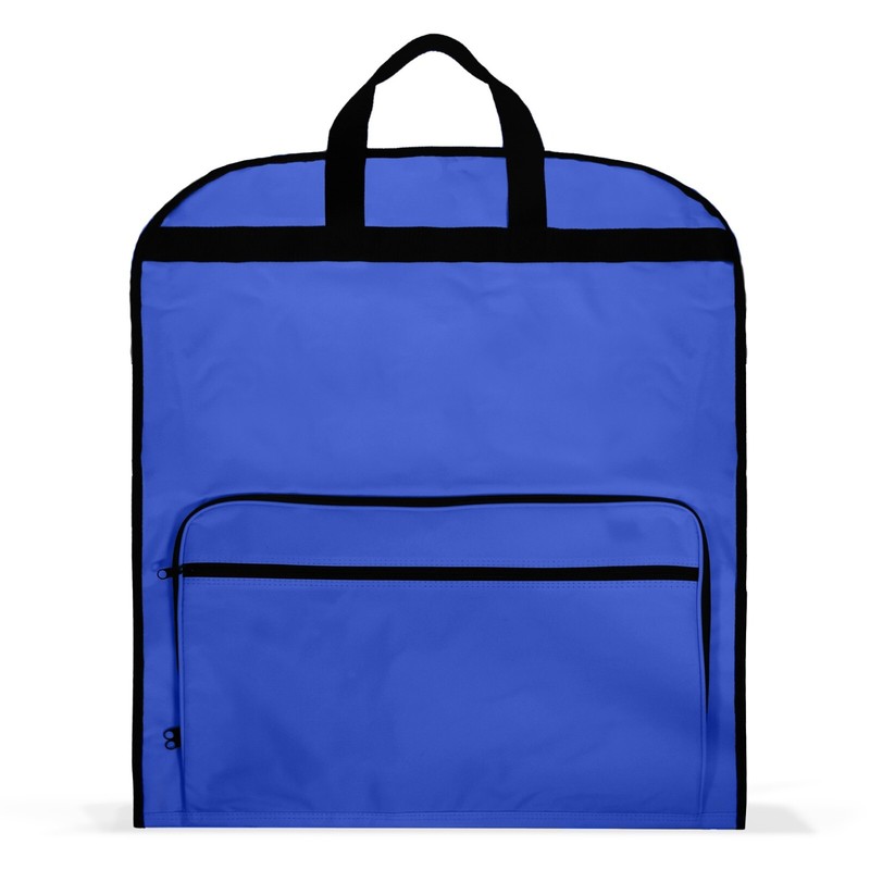 DALIX 60″ Professional Garment Bag Cover Suits Pants Gowns Dresses Royal Blue