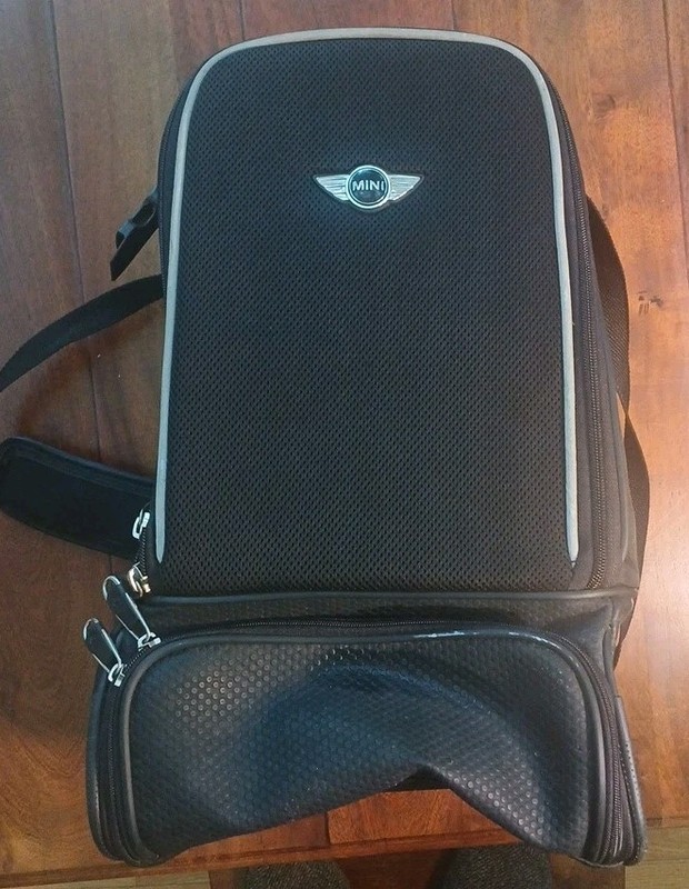 Rare Samsonite X Mini Cooper Luggage Collab Backpack/Carry-on Convertible Bag