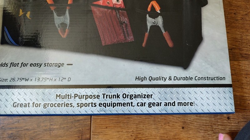 Samsonite Trunk Organizer 2 Large Compartments Multi-Purpose New gallery