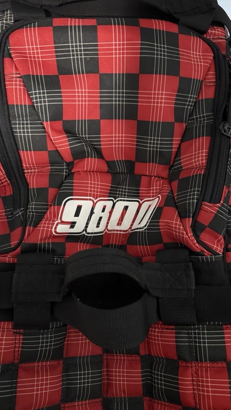 OGIO Rig 9800 Wheeled Rolling Sled Gear Bag Suitcase Luggage-Red Checkered Bag gallery
