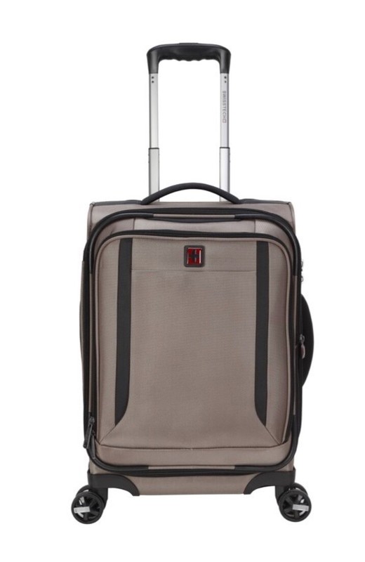 Swiss Tech 20″ Softside Carry-onLuggage, Grey