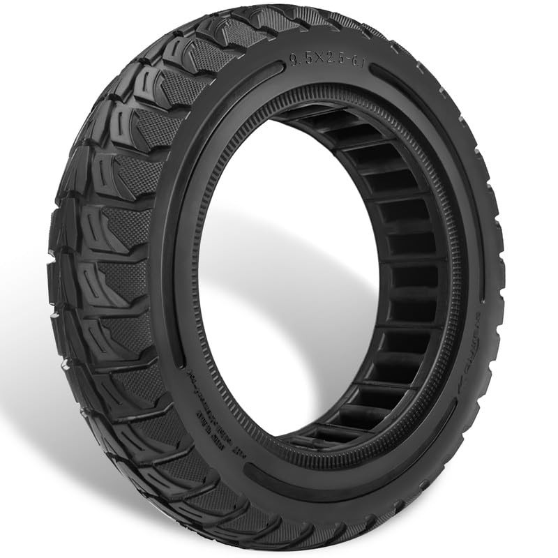 9.5×2.5-6.1 Off road Solid Tire, Fit for NIU KQi3 Pro/Max/Sport Electric Scoo…