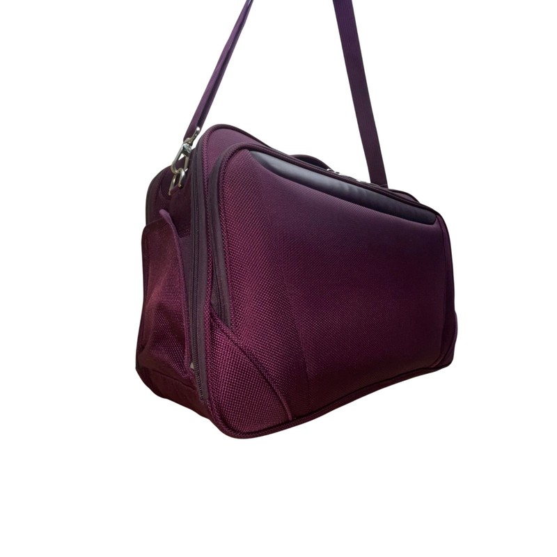 Samsonite Women’s Purple With Adjustable Strap Travel Carry-On Messenger Bag gallery
