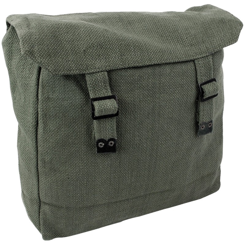 Highlander Large Web Backpack Hunting Cotton Pack Vintage Canvas Rucksack Olive