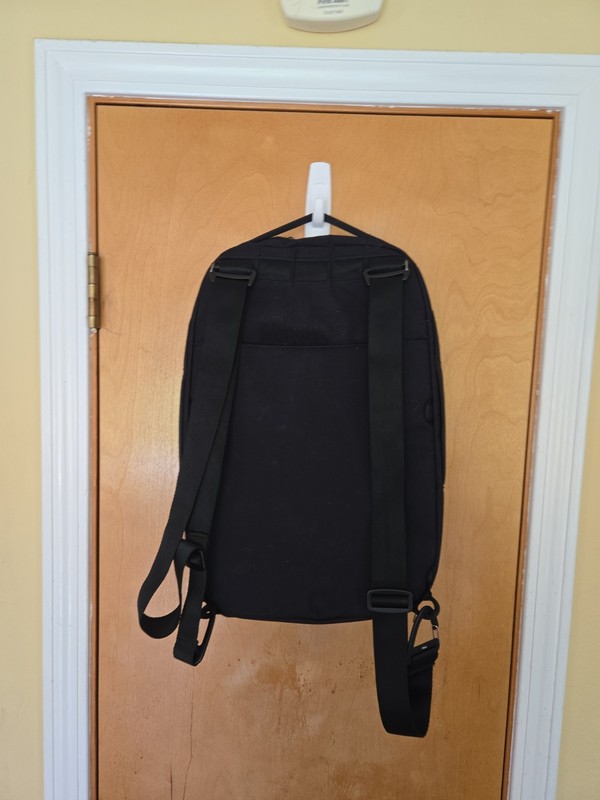 Pakt Black Backpack Laptop Multiple Compartments Adjustable Straps 15L gallery
