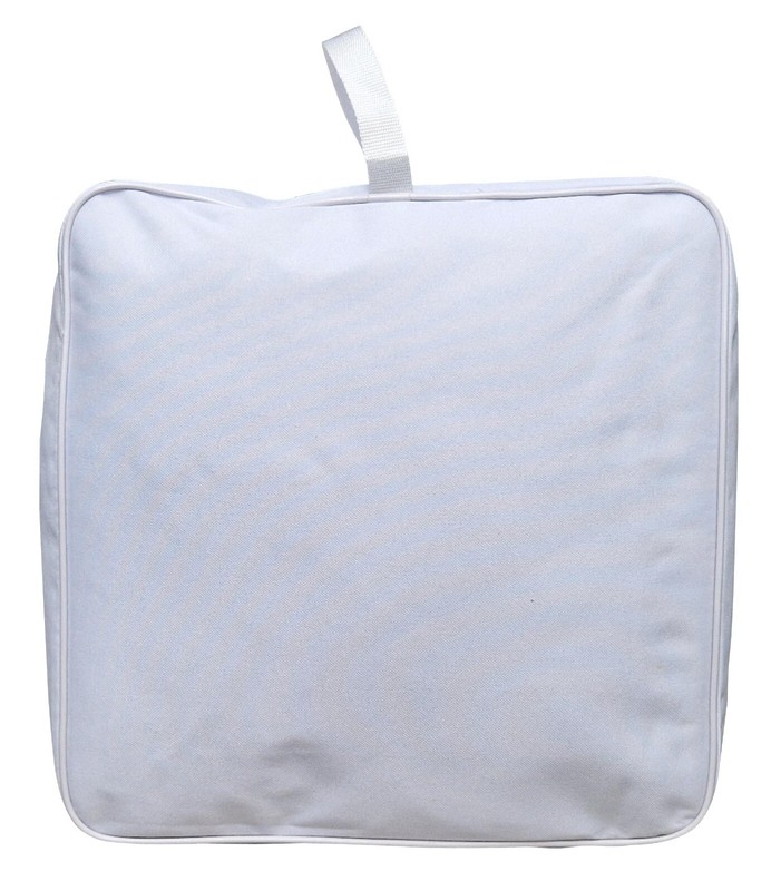 ACCLAIM Hexham White Zip Front Rink Sider Square Holdall Bag Nylon 600D 15" x 6" gallery