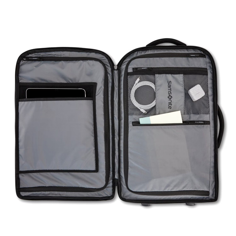 Samsonite Convertible Wheeled Backpack Rolling Laptop Travel Carry-On Bag New gallery