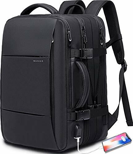Weekender Carryon Backpack45l Expandable Travel Backpacks For Airplanesconvertib