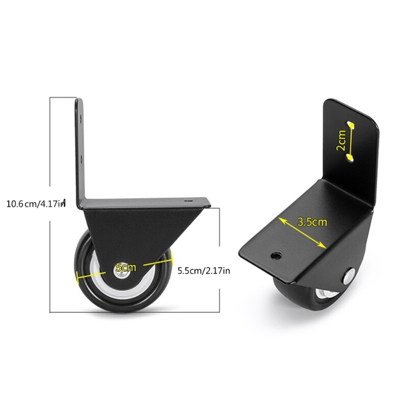 1 Pair Practical Wheel Replacements for Luggages Suitcases Easy Installation gallery