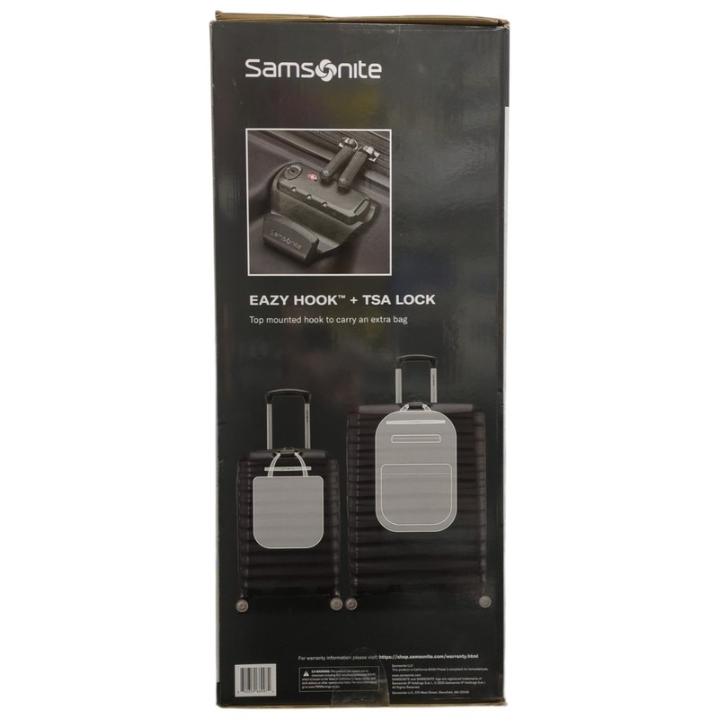 Samsonite Ridgeway II 2-Piece Polycarbonate Spinner Luggage Set, Black gallery