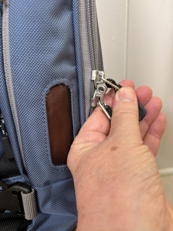 eBags Backpack Professional Weekender Blue/Grey Carry‑On Travel Laptop Bag-NWOT gallery
