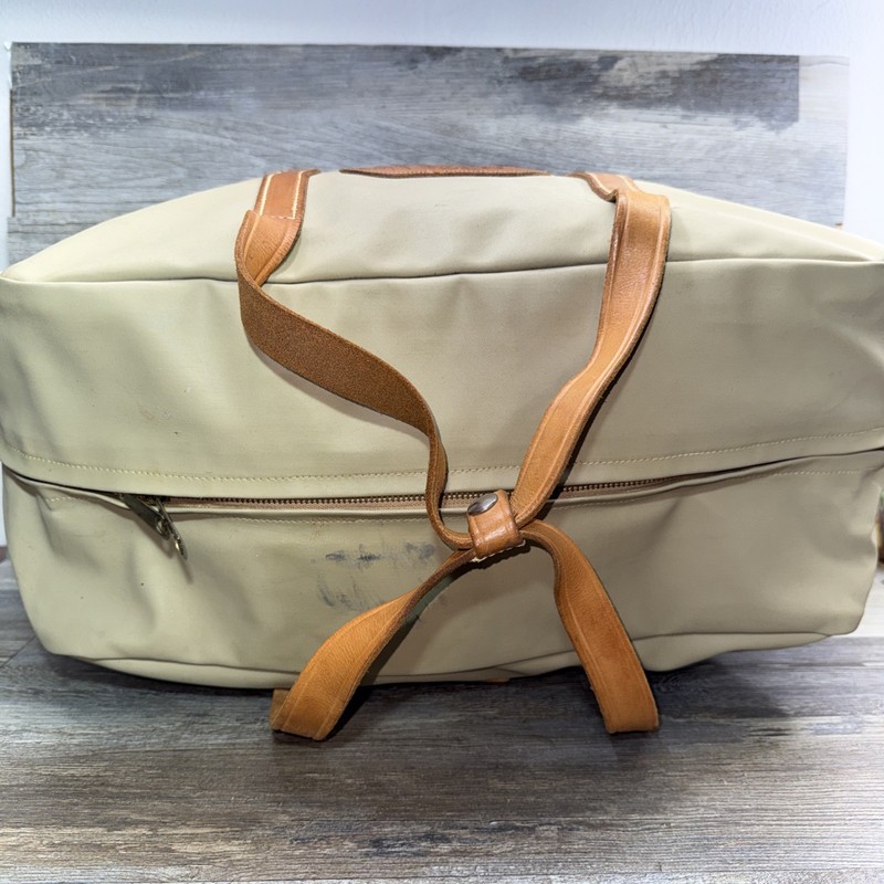 King Ranch Leather Canvas Tote Duffle Bag / Fair Condition gallery