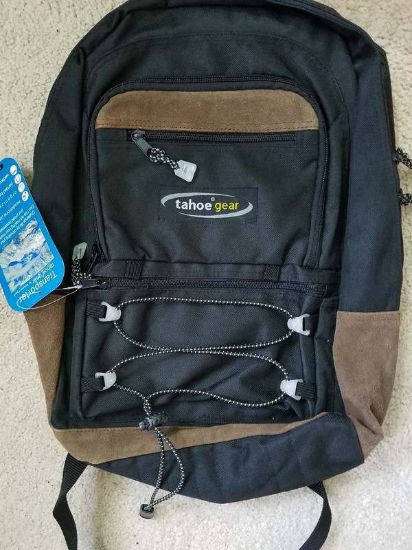 American Flyer Backpack Transporter Black Tahoe Gear NEW hiking bag Carry On Bag