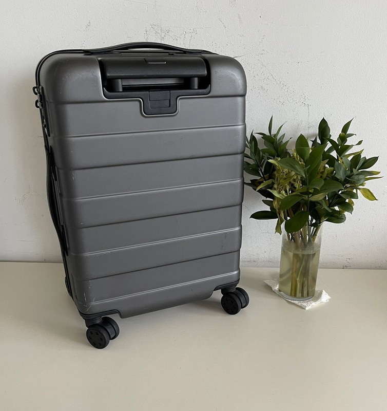Japan MUJI Adjustable Handle Hard Shell Carry-On Urethane Resin Suitcase Luggage gallery