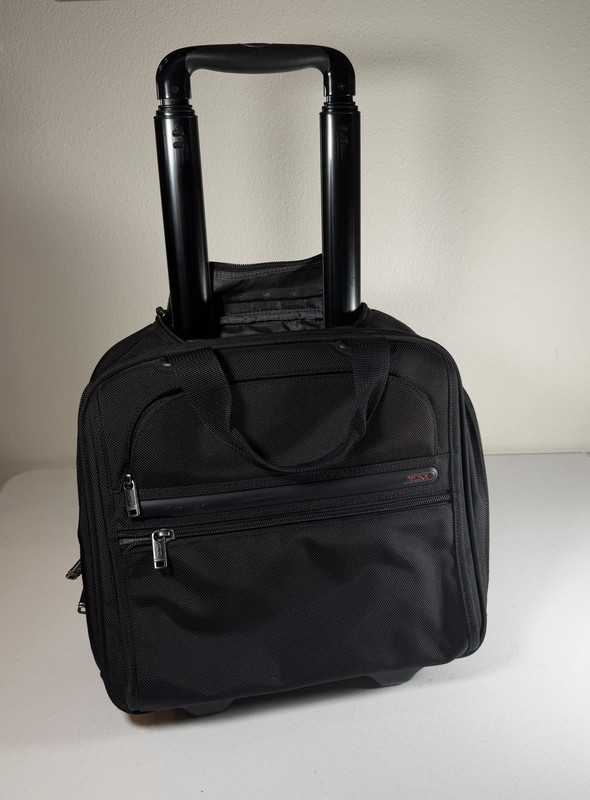 TUMI 22050D4 Alpha Ballistic Nylon Rolling Carry On Travel Briefcase G4 Luggage