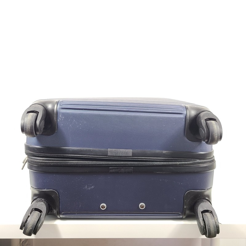 Atlantic 25" Spinner Expandable Check In Luggage Hardcase Navy Blue gallery