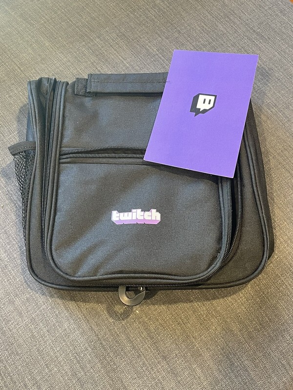 Twitch Branded Bag For Small Keepsakes Or Toiletries
