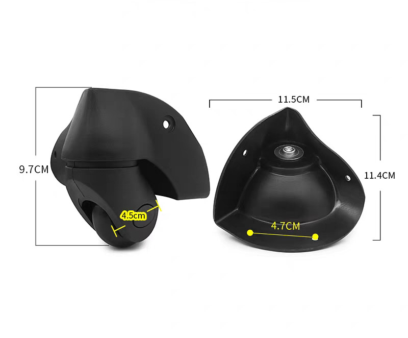 2pcs Luggage Wheel Replacement for Samsonite american trolley luggage 89Z BW023