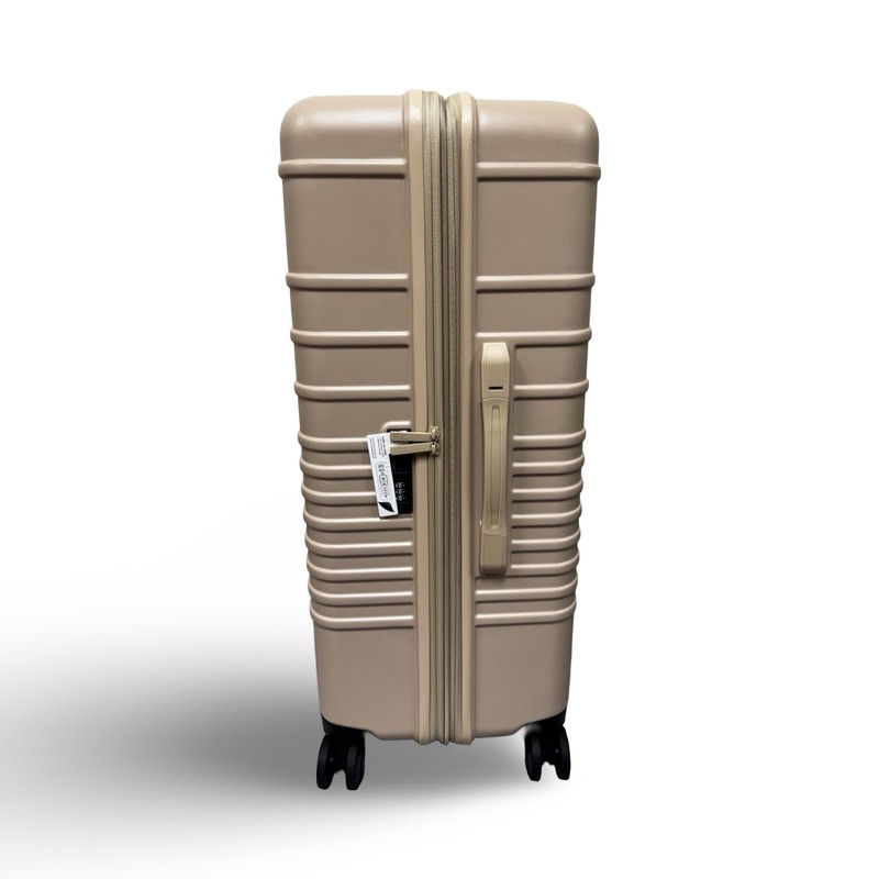 BÉIS Large Check-In Roller- Beige gallery