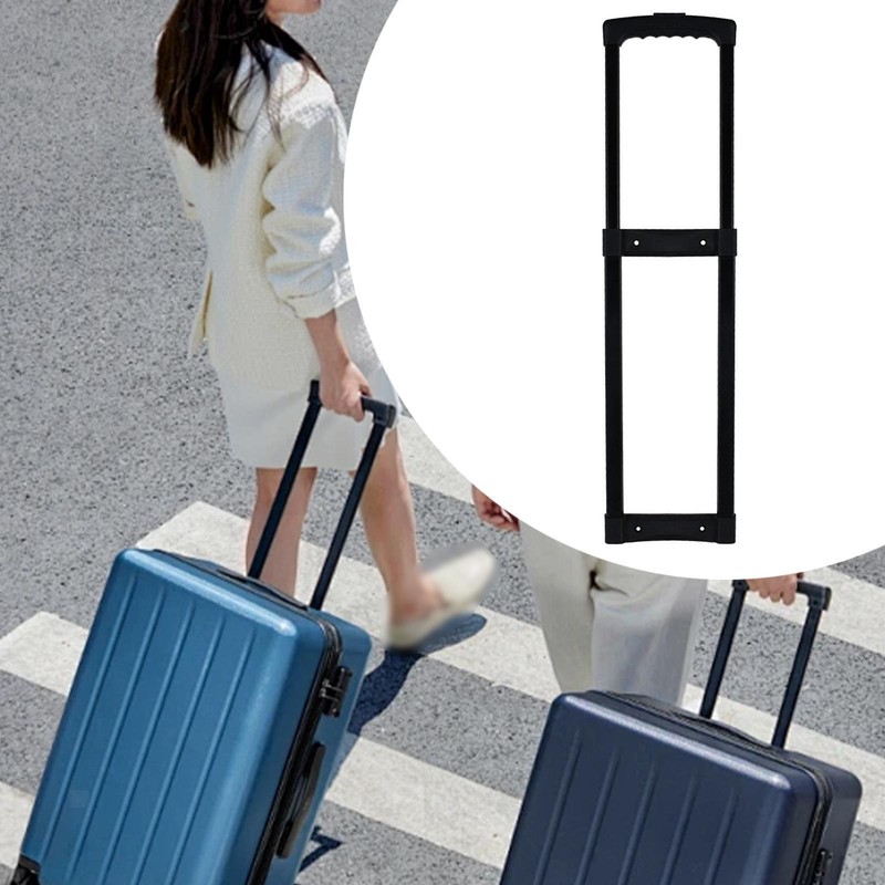 Replacement Travel Luggage Extendable Handle DIY Accessory Black Spare Parts gallery