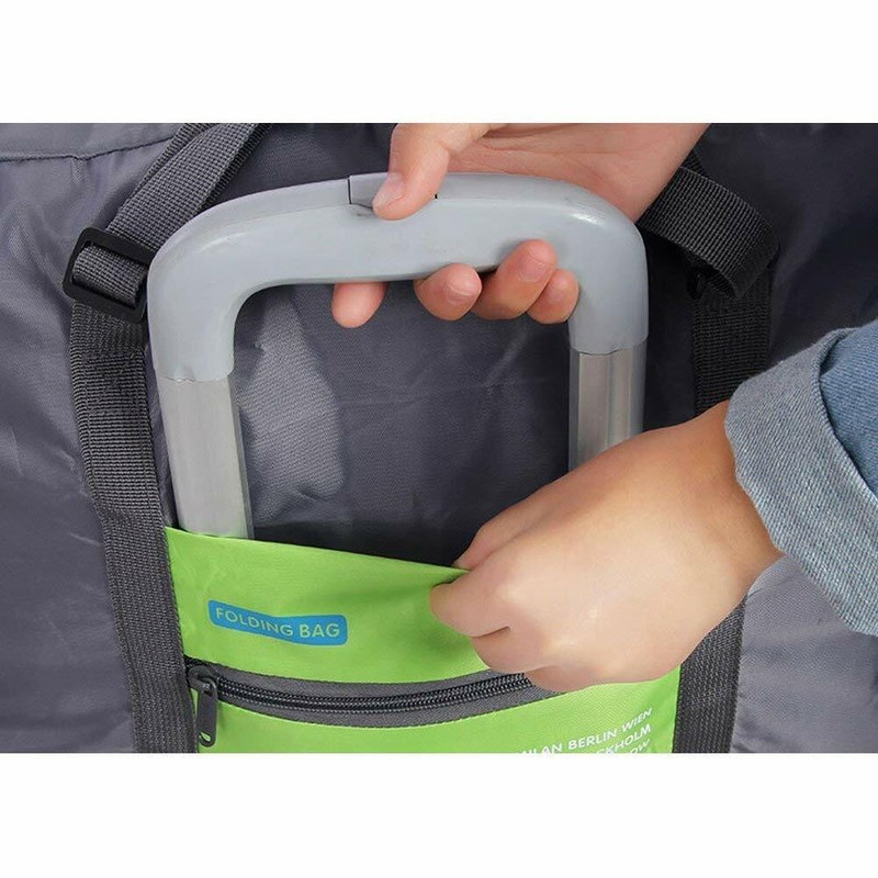 NEW Polyester Waterproof Foldable 2 Piece Travel Storage Luggage Shoulder Bag gallery