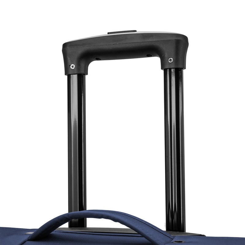 U.S. Traveler Anzio 30" Large Checked Softside Expandable Spinner Luggage - Navy gallery