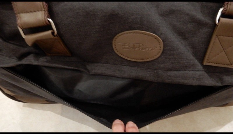 Bella Russo Dark Charcoal Rolling Luggage Bag with Collapsible Handle gallery