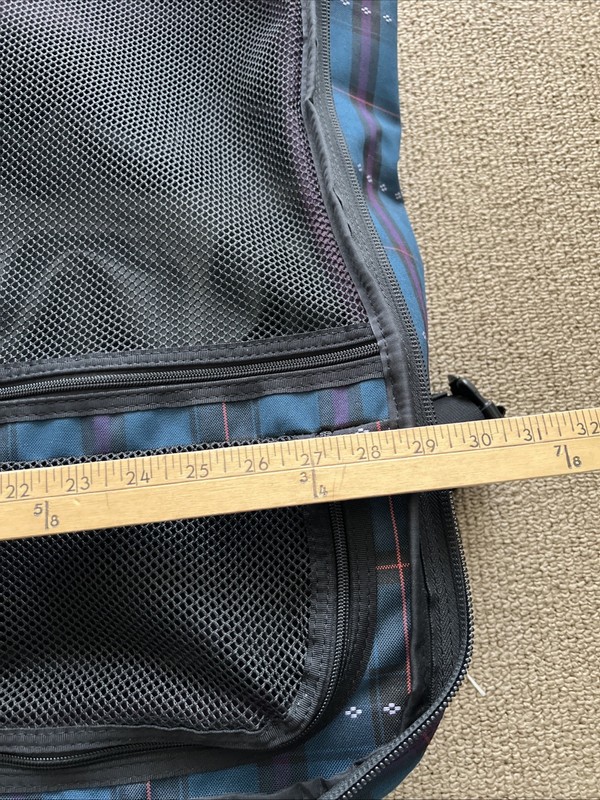 Dakine Split Roller 65L Rolling Duffle Rare Designer Plaid Print Season W16 gallery
