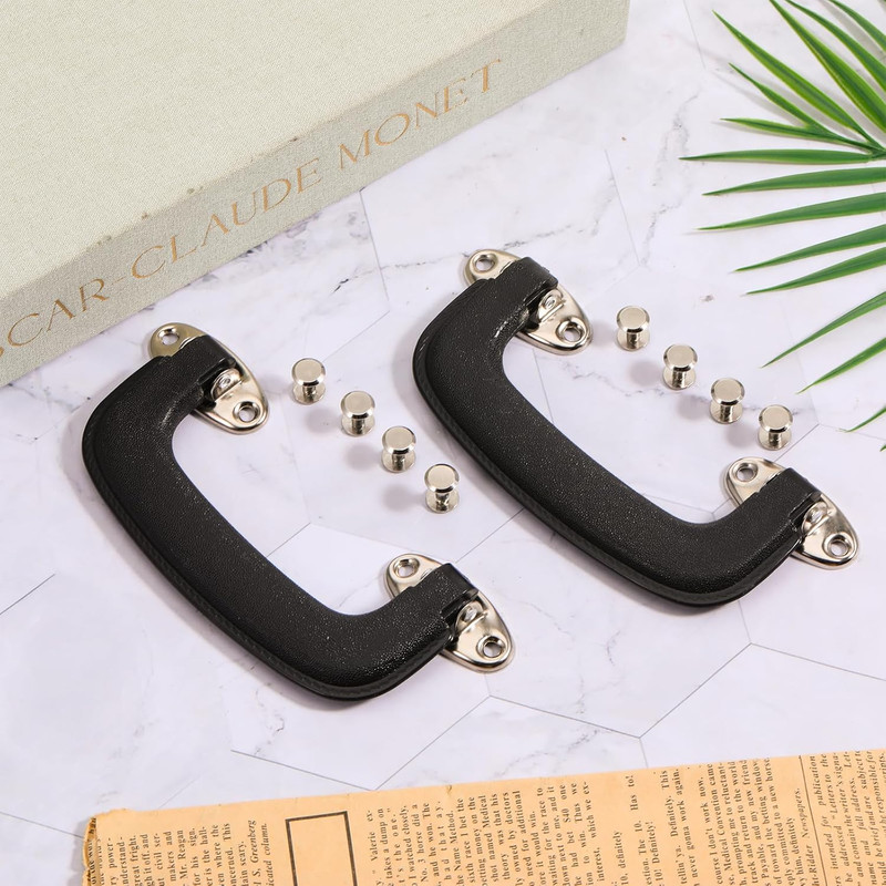 2 Pcs Luggage Handles, Pull Handles, Antique Suitcase Side Holder, Plastic Lugga gallery