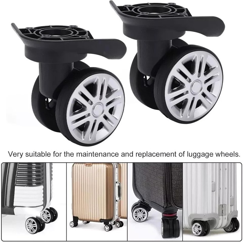 1-Pack Replacement Luggage Wheels for Trolley Case - Durable, Mute, Easy to Inst gallery