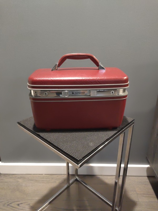 VINTAGE SAMSONITE Profile II Travel Train Case Luggage Mint
