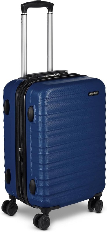 Amazon Basics 21″ Hardside Carry-On Luggage, Hardshell Suitcase With Wheels