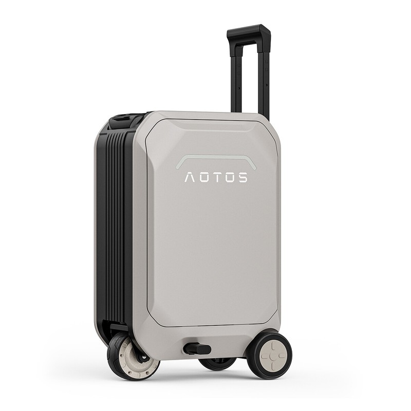 20'' 31L Smart Rideable Suitcase Electric Luggage Scooter For Travel Silver gallery
