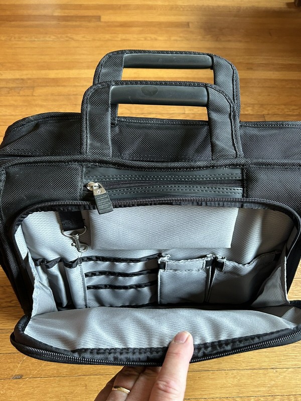 Samsonite Top Load Laptop Computer Case Bag - Model 605 Multi-Pocket Black -NICE gallery