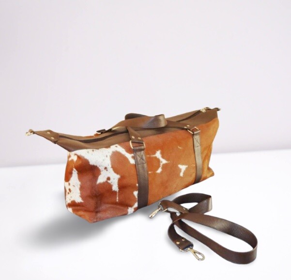 Carry All Leather Weekender Luggage Duffel Road Trip Large Overnight Camping Bag
