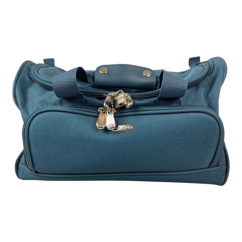 Pierre Cardin Travel Overnight Bag Blue NO Shoulder Strap ID Slot, PC Padlock