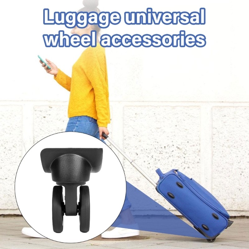 Practical Suitcase Replacement 4Pcs Smooth Rolling Travel Accessories gallery