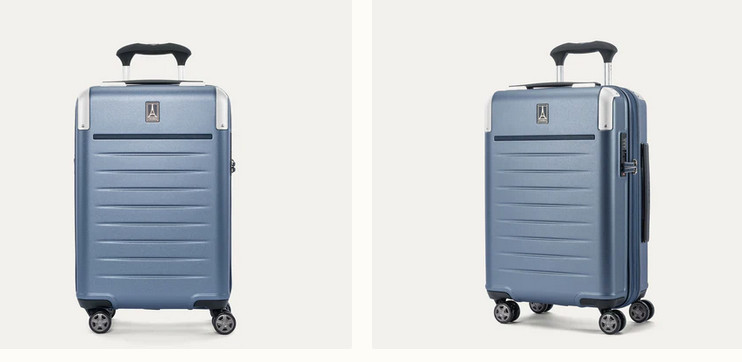 $365 BRAND NEW Travelpro Platinum Elite BLUE CARRY-ON Hardside Luggage Spinner