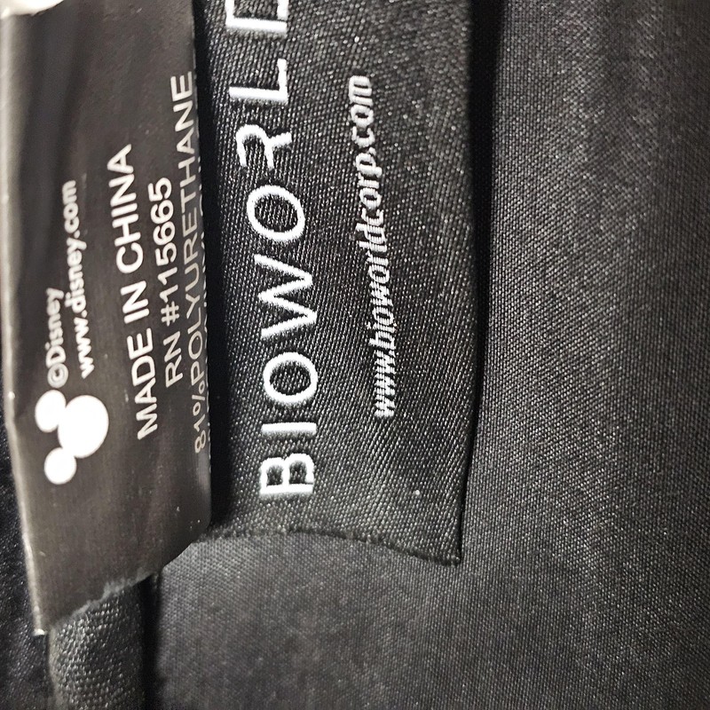 Disney Mickey Mouse Mini Backpack Black Faux Leather Bioworld Ears Clear Window gallery