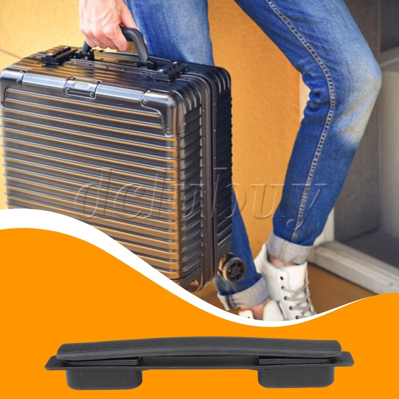 Suitcase Handle with Screw Replacement Luggage Holder 215mm B114 Black gallery