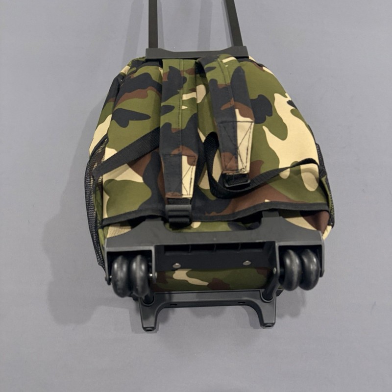 Rockland Double Handle Rolling Backpack 17" Camo Wheeled School Travel Bag gallery