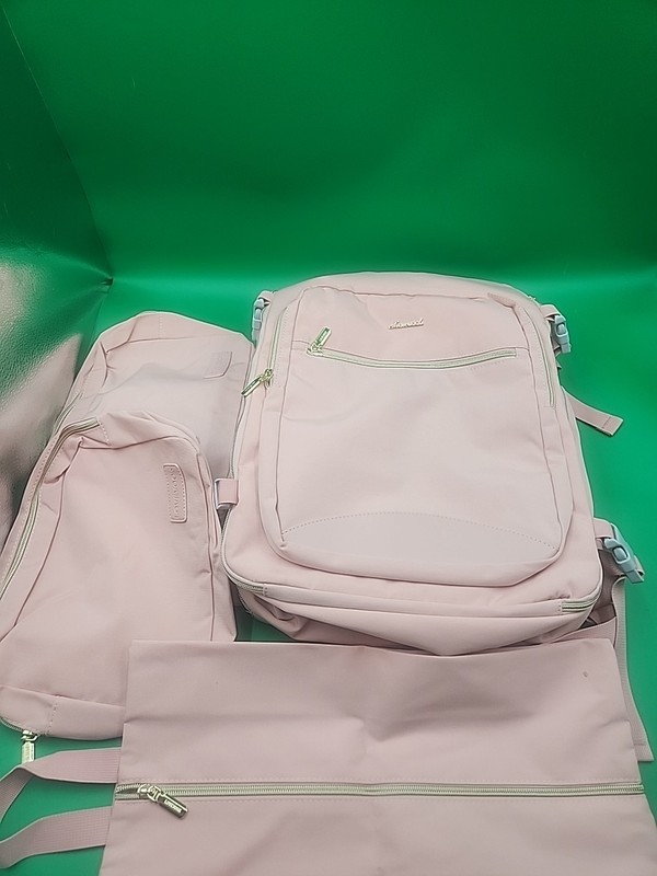 LOVEVOOK Carry on Backpack Now Flight Approved 3 Packing Cubes Large 40L NWT