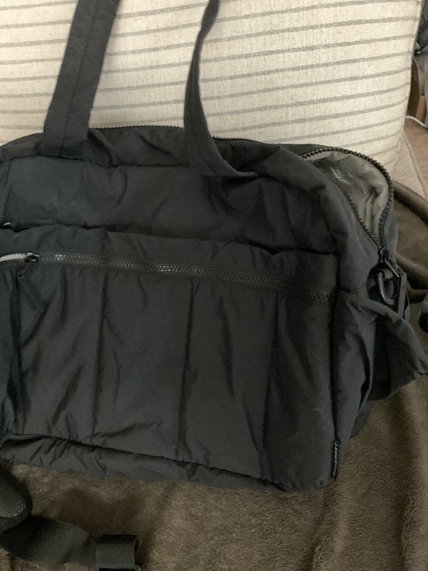 BAGSMART Duffle Bag 37L Large Carry (Black)