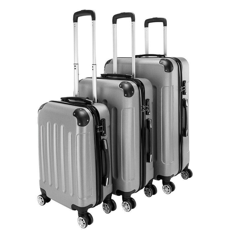 20″24″28″ Travel Spinner Luggage Set Bag ABS Trolley Carry On Suitcase w/TSA