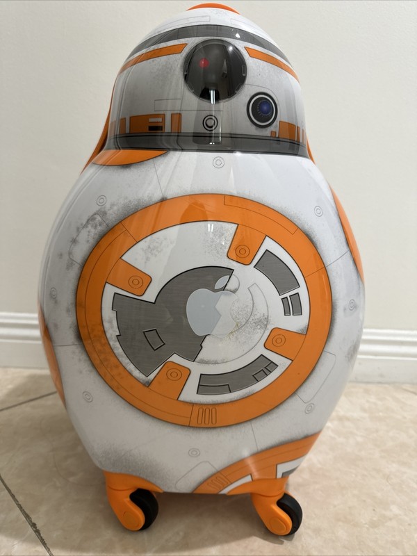 Disney Store Star Wars BB-8 Hard Shell Rolling Luggage Case/Carry-On Suitcase