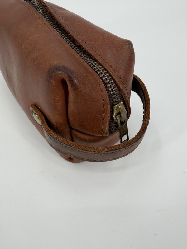 Rustico Genuine Leather Dopp Kit Men’s Travel Toiletry Bag Zip Closure gallery