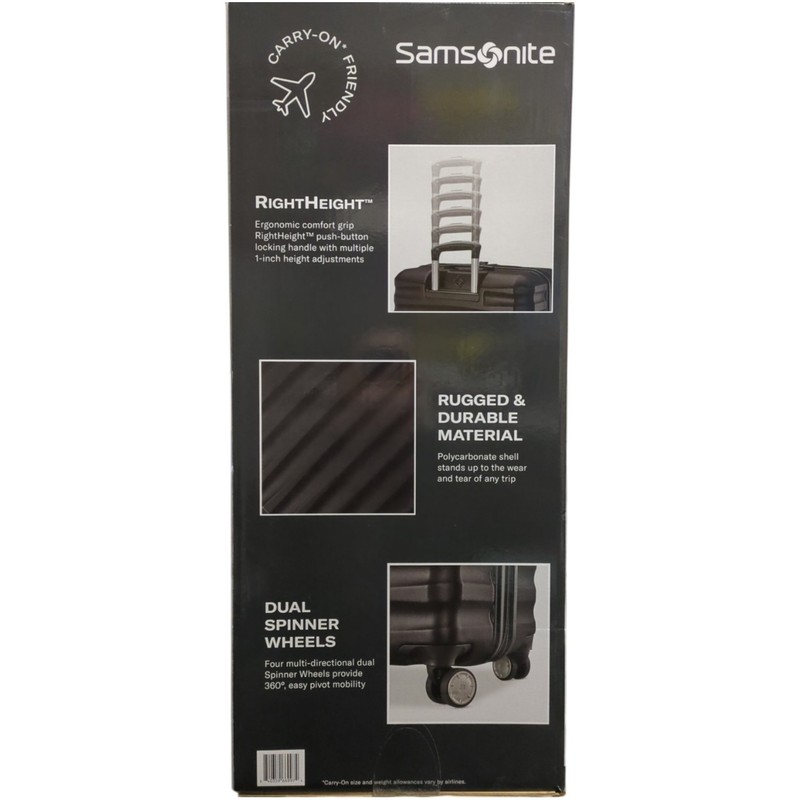 Samsonite Ridgeway II 2-Piece Polycarbonate Spinner Luggage Set, Black gallery