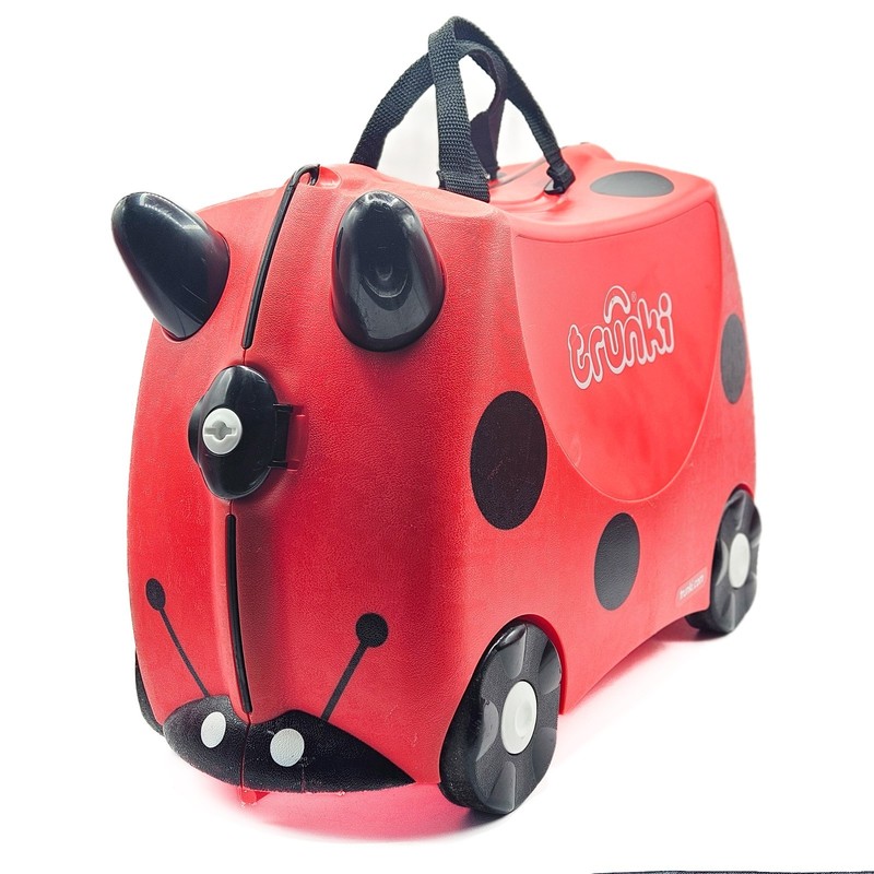 Lady Bug Trunki Ride-On Kids Suitcase Tow-Along Toddler Luggage Carry-On