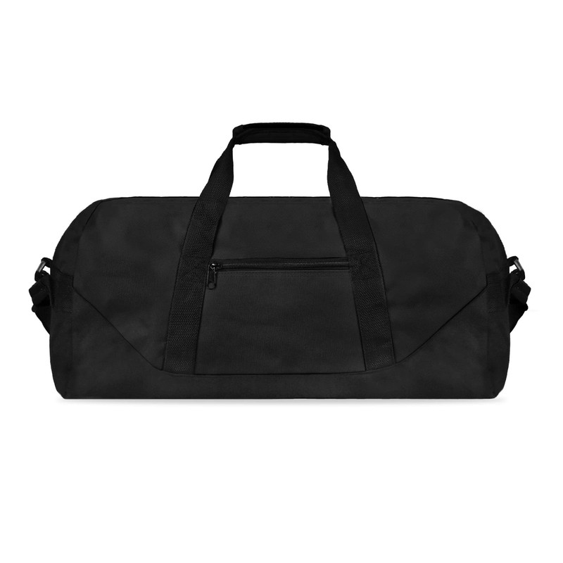 21'' Large Duffle Bag with Adjustable Strap (Black) gallery