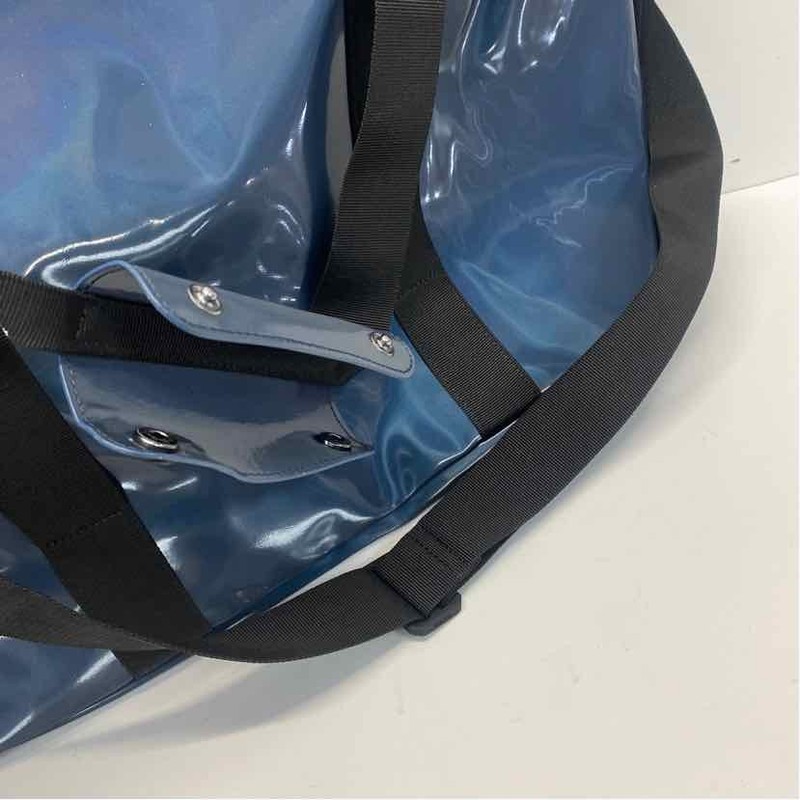 Rains Blue Solid Polyester Weekender Bag gallery